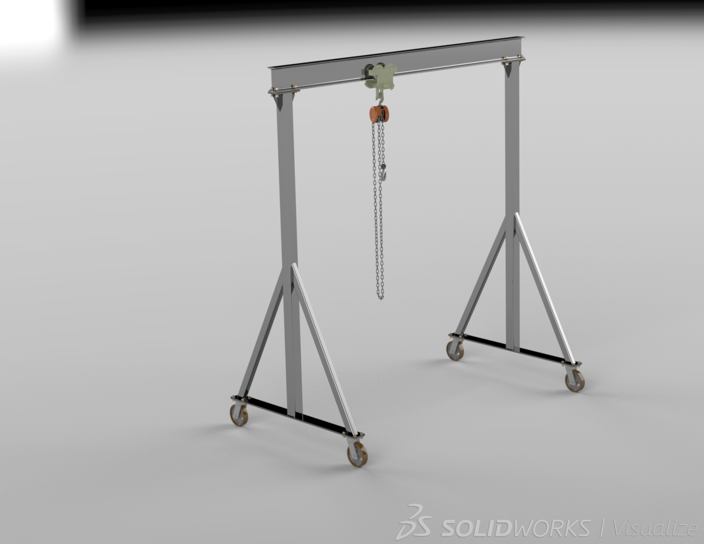 500公斤小型龙门起重机